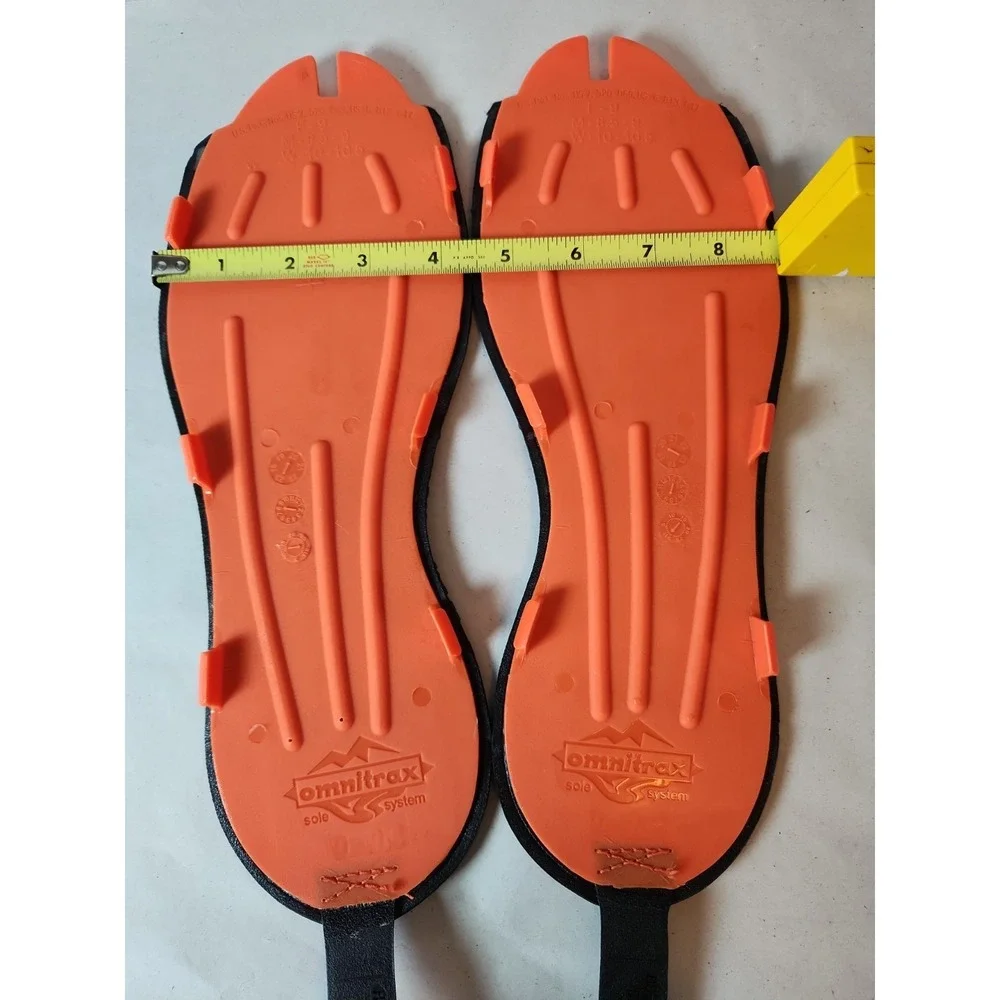 Korkers OmniTrax Kling-On Studded Replacement Soles Mens 8.5-9 Fly Fish Hike New